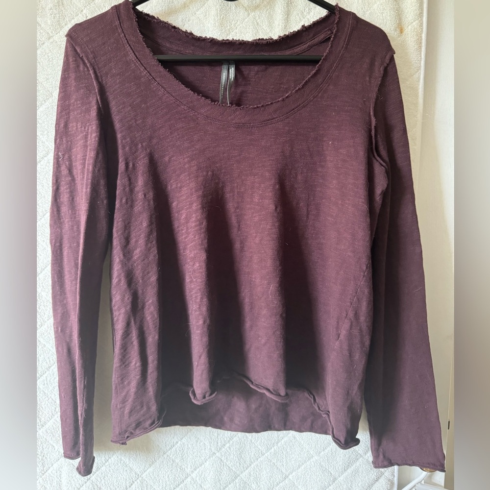 Anthropologie scoop neck long sleeve